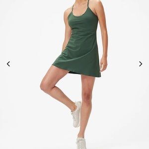 Outdoor Voices Exercise Dress in hunter green